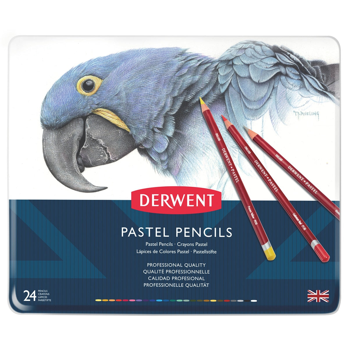 Derwent Pastelpotloden Set 24st.