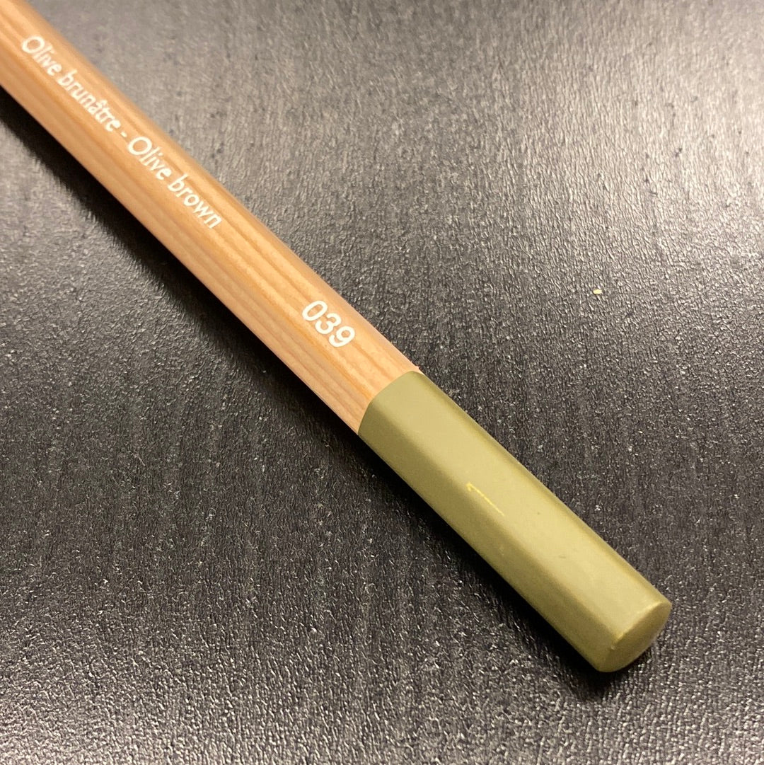 Caran d'Ache Pastelpotlood 039 Olive Brown
