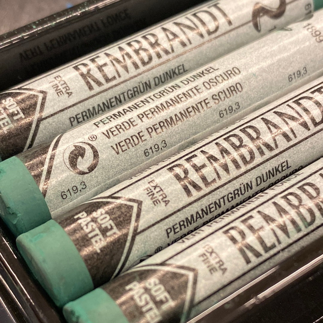 Rembrandt Softpastel 619.3 Permanentgroen dnk.3