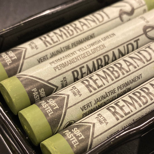 Rembrandt Softpastel 633.3 Perm.geelgroen 3
