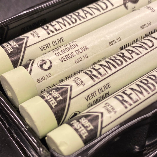 Rembrandt Softpastel 620.10 Olijfgroen 10