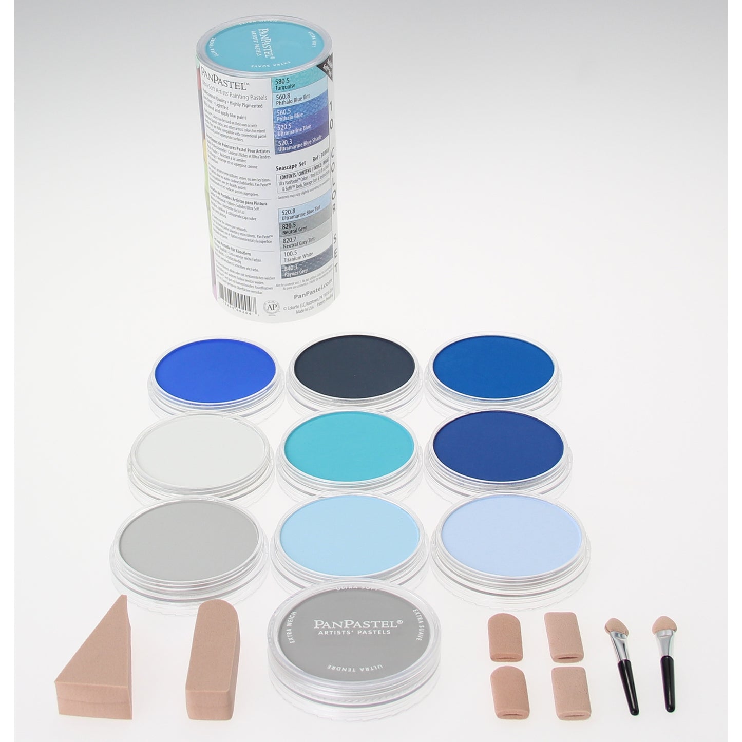 PanPastel Ultra Soft Professional Pastel - Seascape (10-delig)