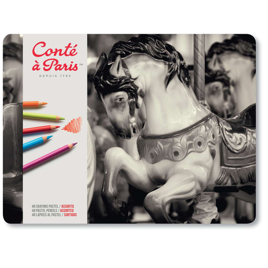 Conté à Paris - Pastelpotloden Set 48st.