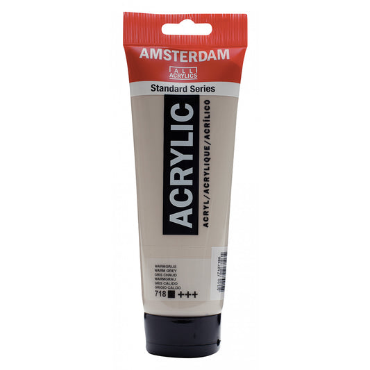 Amsterdam Acrylverf 718 Warmgrijs (250ml)