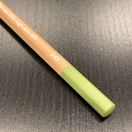 Caran d'Ache Pastelpotlood 243 Light Olive 20%