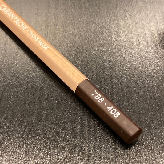 Caran d'Ache Pastelpotlood 408 Dark Sepia