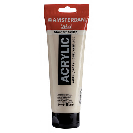 Amsterdam Acrylverf 289 Titaanbuff licht (250ml)