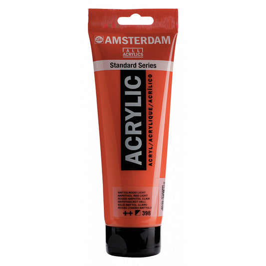 Amsterdam Acrylverf 398 Naftol rood licht (250ml)