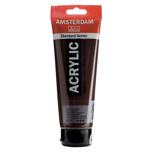 Amsterdam Acrylverf 409 Gebrande omber (250ml)