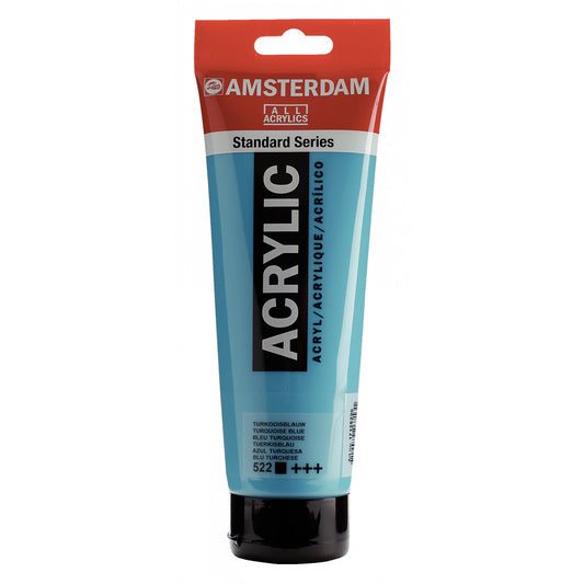 Amsterdam Acrylverf 522 Turkooisblauw (250ml)