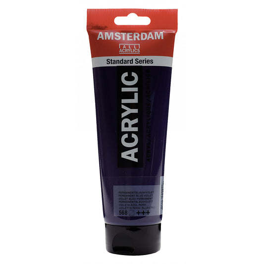 Amsterdam Acrylverf 568 Permanent blauwviolet (250ml)
