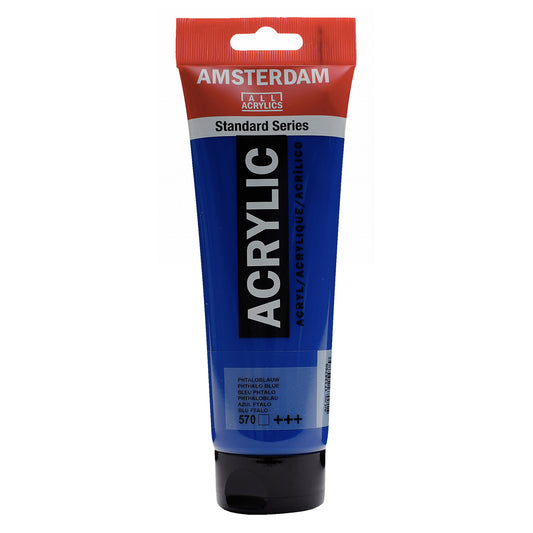 Amsterdam Acrylverf 570 Phtaloblauw (250ml)
