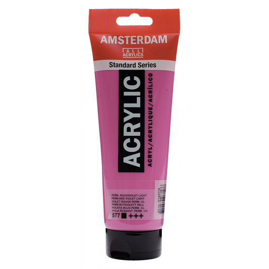 Amsterdam Acrylverf 577 Permanent roodviolet licht (250ml)