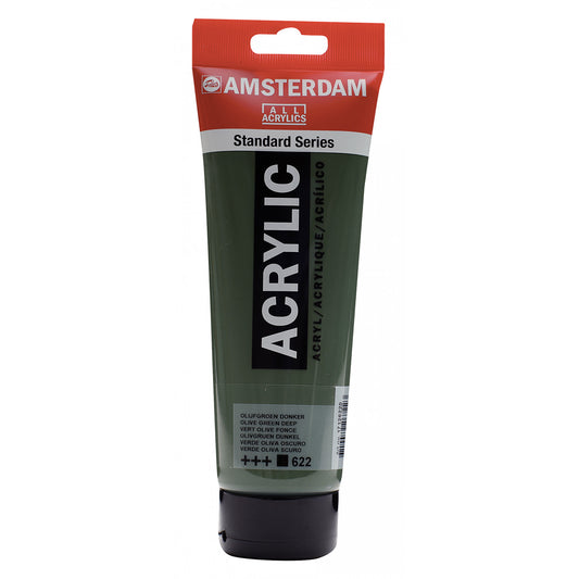 Amsterdam Acrylverf 622 Olijfgroen donker (250ml)