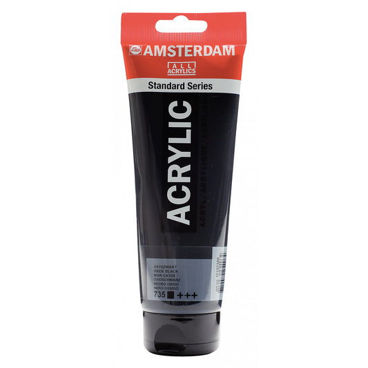 Oxydzwart Amsterdam Acrylverf 735 Warmgrijs (250ml)